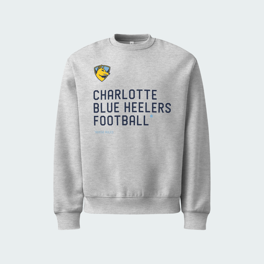 Oversized heavyweight sweatshirt Charlotte Statement