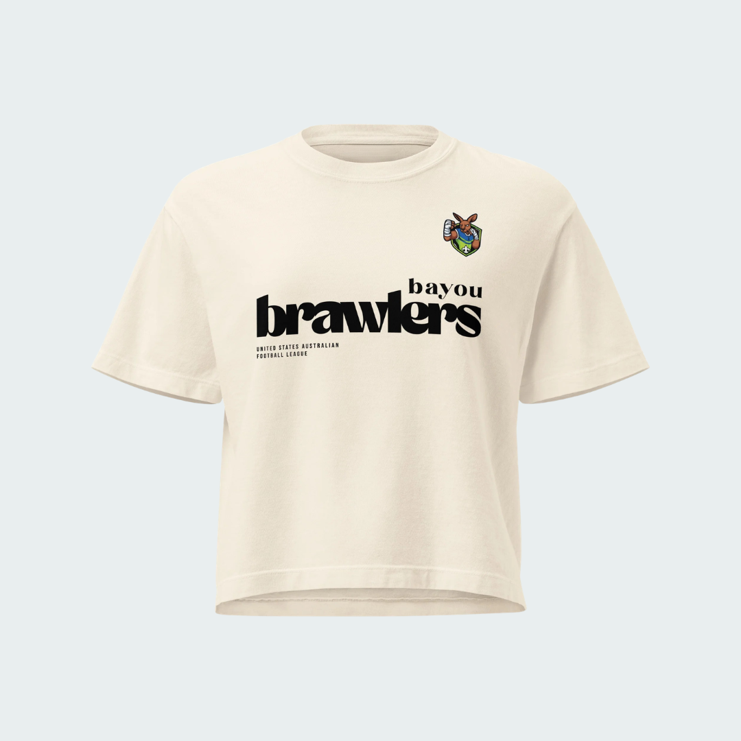 Women’s heavyweight boxy tee Bayou Splash