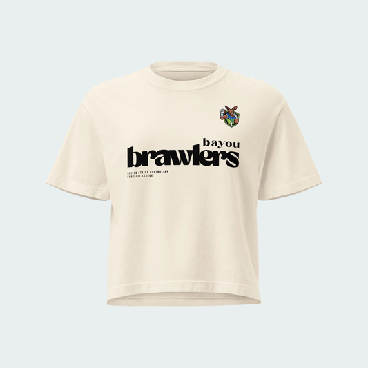 Women’s heavyweight boxy tee Bayou Splash