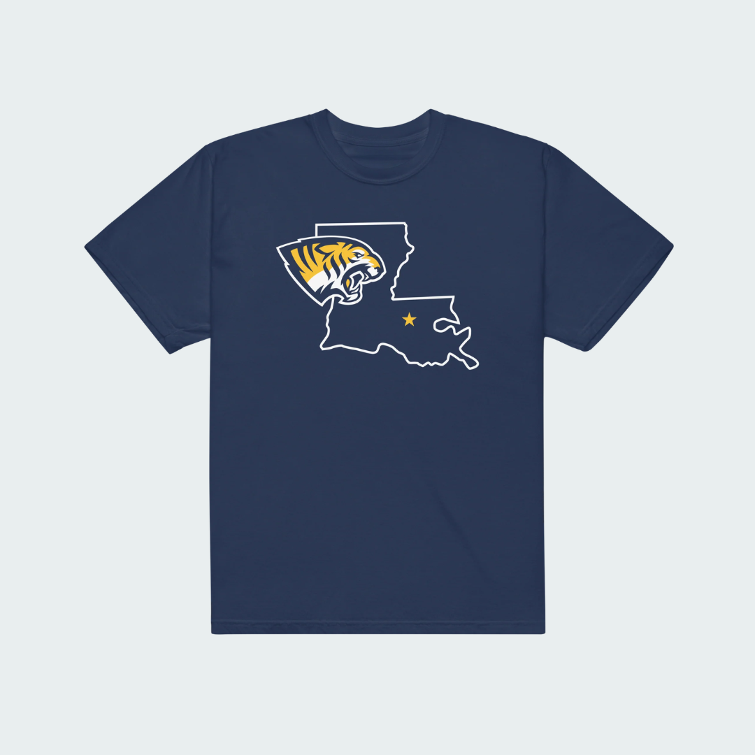 Unisex garment-dyed heavyweight t-shirt Baton Rouge State