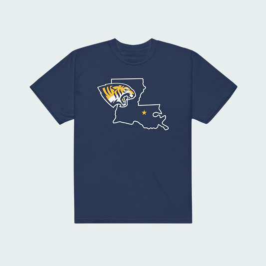Unisex garment-dyed heavyweight t-shirt Baton Rouge State