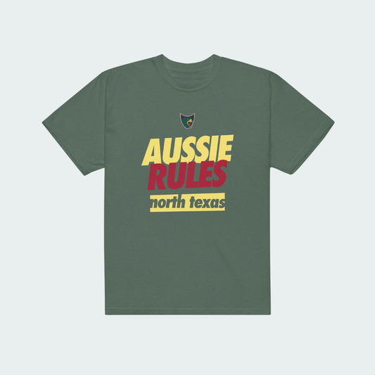 Unisex garment-dyed heavyweight t-shirt North Texas Aussie Rules
