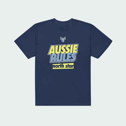 Unisex garment-dyed heavyweight t-shirt North Star Aussie Rules