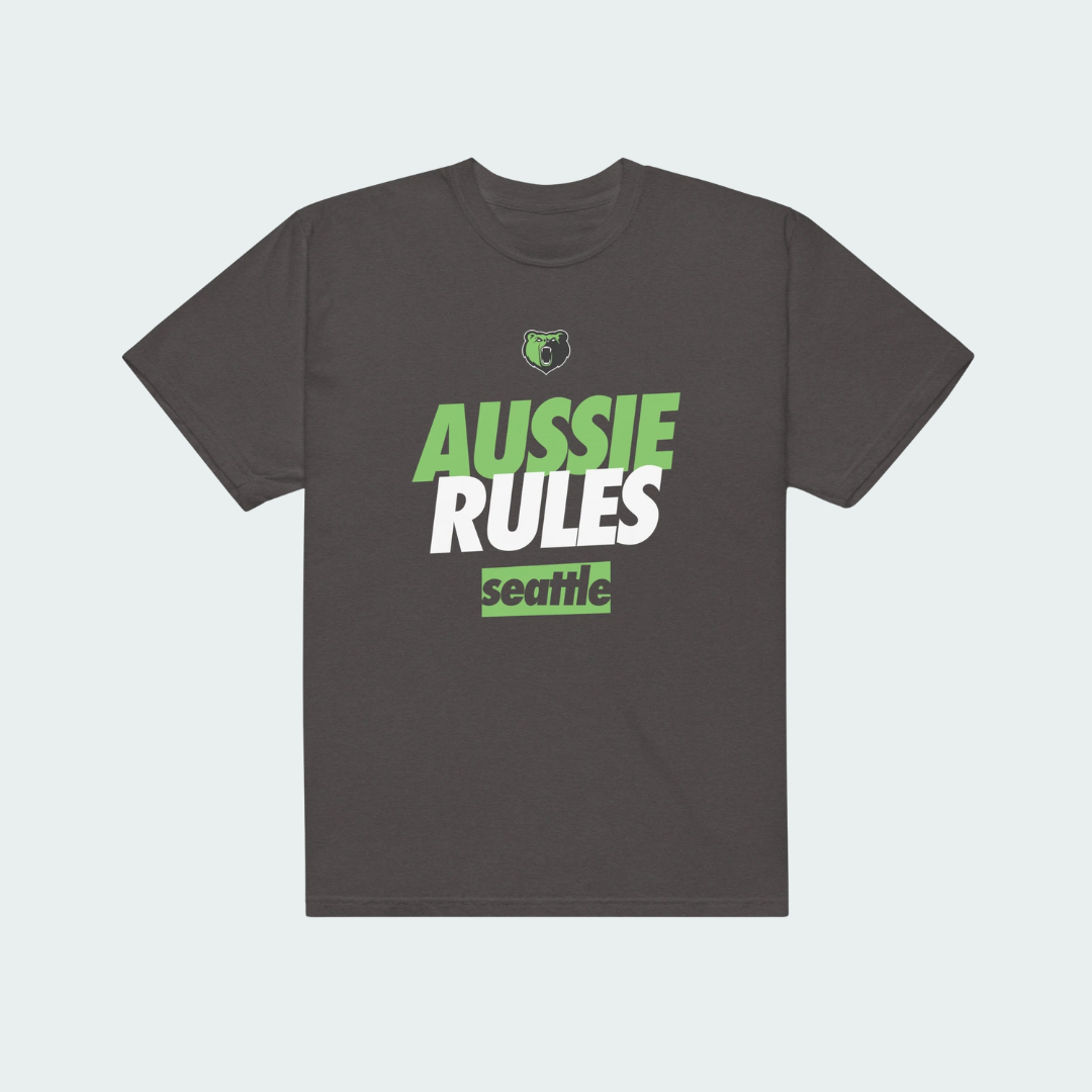 Unisex garment-dyed heavyweight t-shirt Seattle Aussie Rules