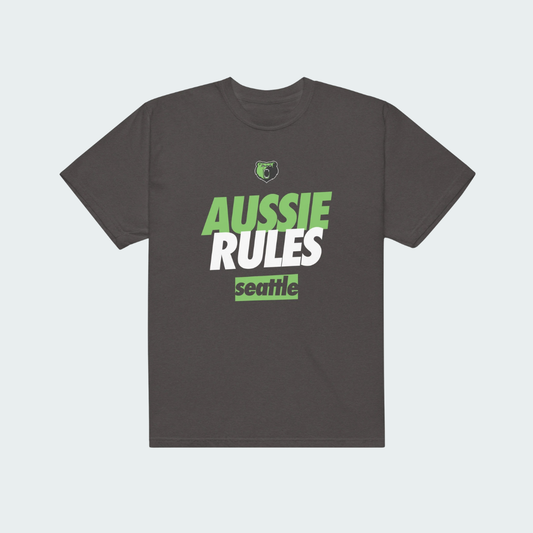 Unisex garment-dyed heavyweight t-shirt Seattle Aussie Rules