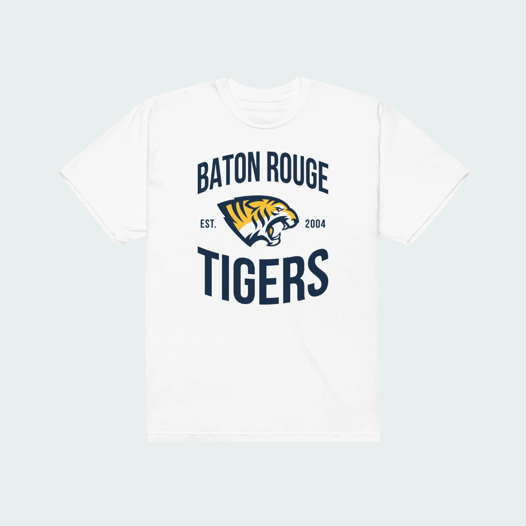 Unisex garment-dyed heavyweight t-shirt Baton Rouge Logo