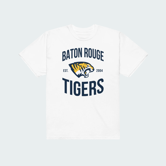 Unisex garment-dyed heavyweight t-shirt Baton Rouge Logo