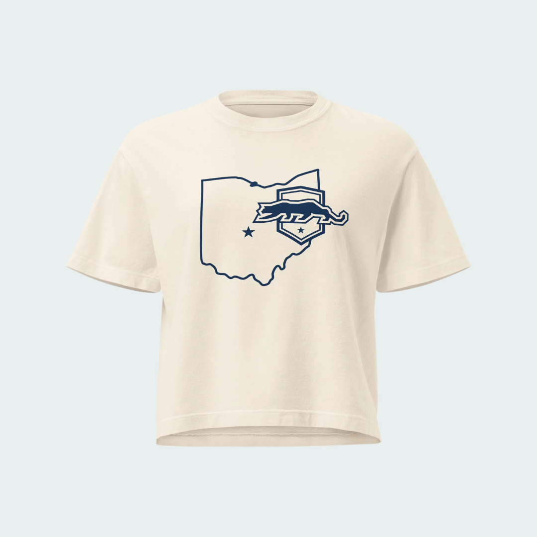 Women’s heavyweight boxy tee Columbus