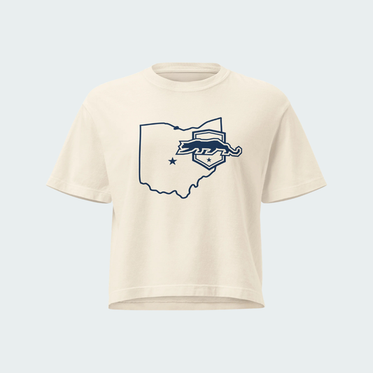Women’s heavyweight boxy tee Columbus