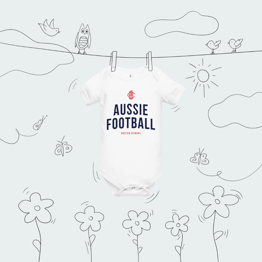 Baby short sleeve onesie Boston