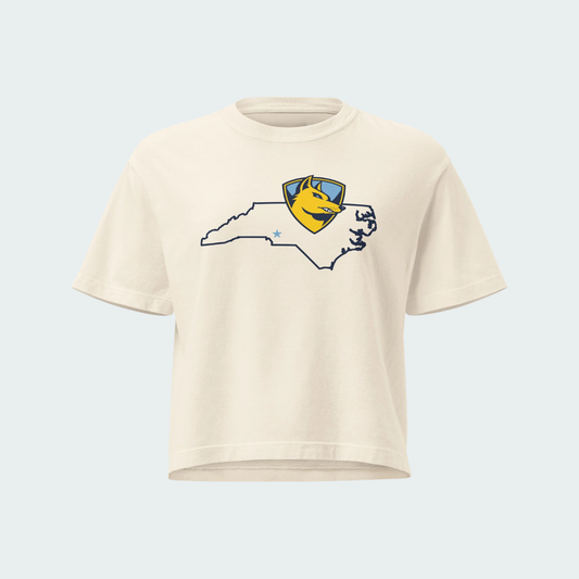 Women’s heavyweight boxy tee Charlotte