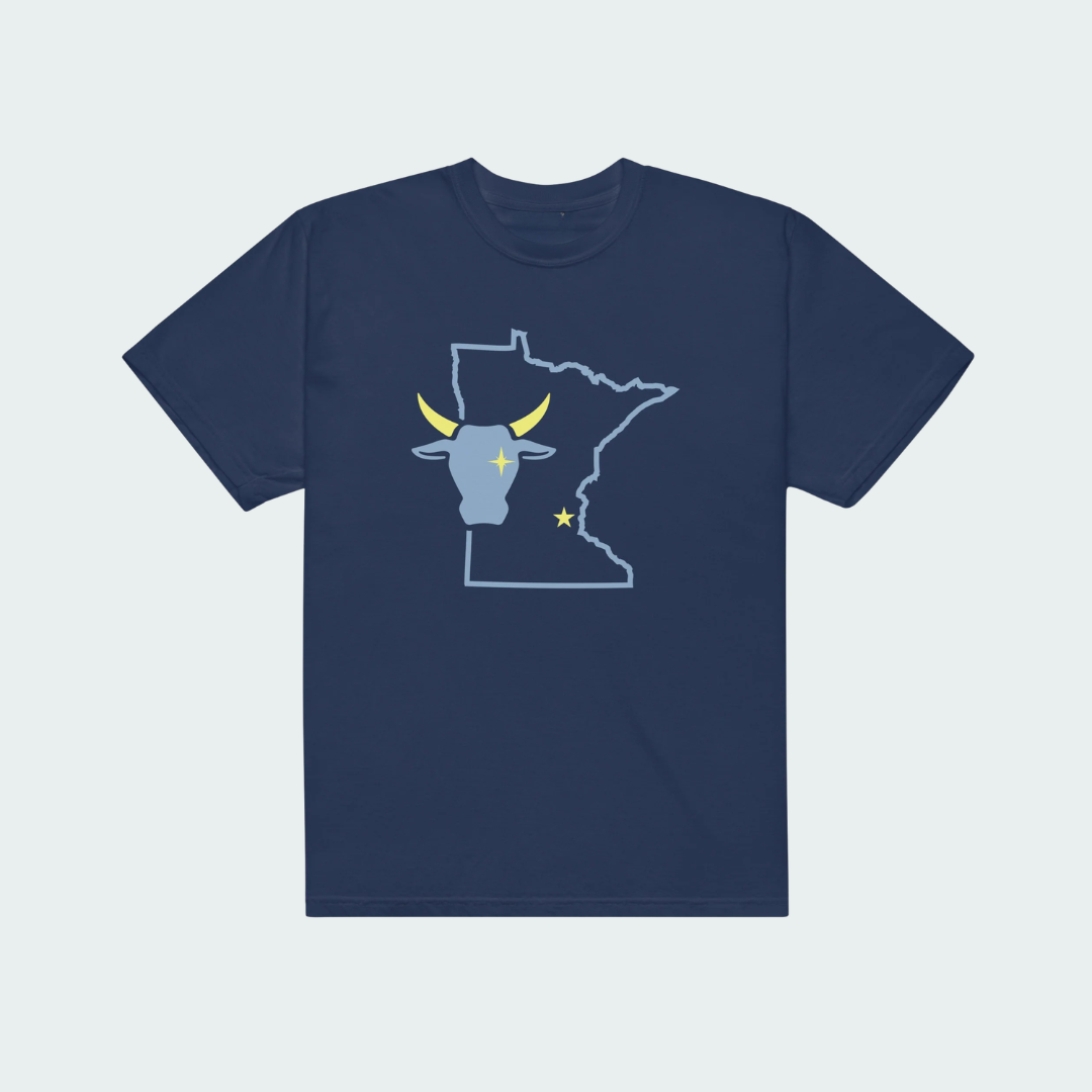 Unisex garment-dyed heavyweight t-shirt North Star State