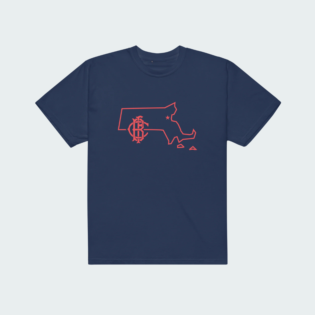 Unisex garment-dyed heavyweight t-shirt Boston State