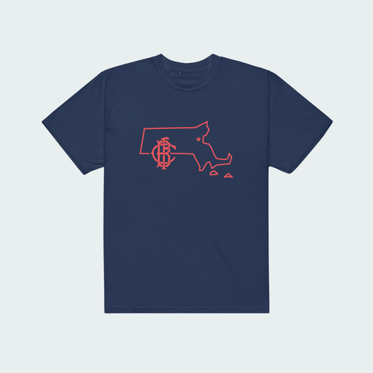 Unisex garment-dyed heavyweight t-shirt Boston State