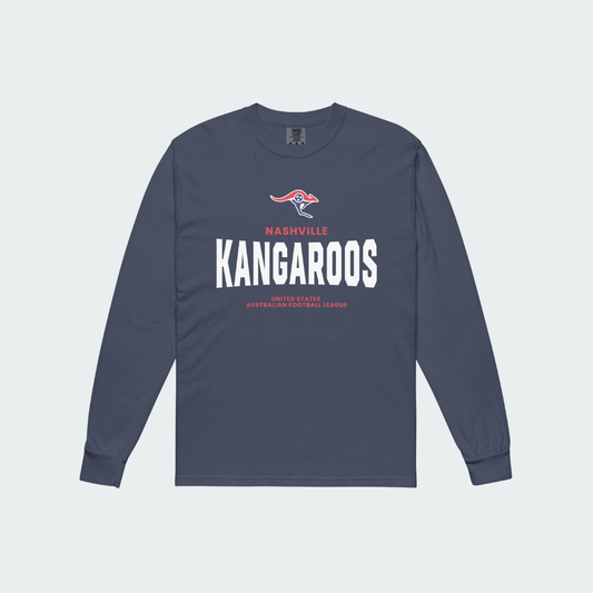 Nashville Garment-dyed heavyweight long-sleeve shirt