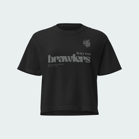 Women’s heavyweight boxy tee Bayou Blackout