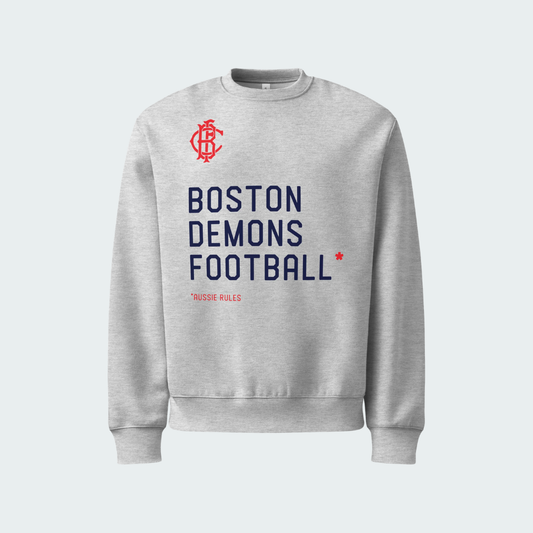 Oversized heavyweight sweatshirt Boston Statement