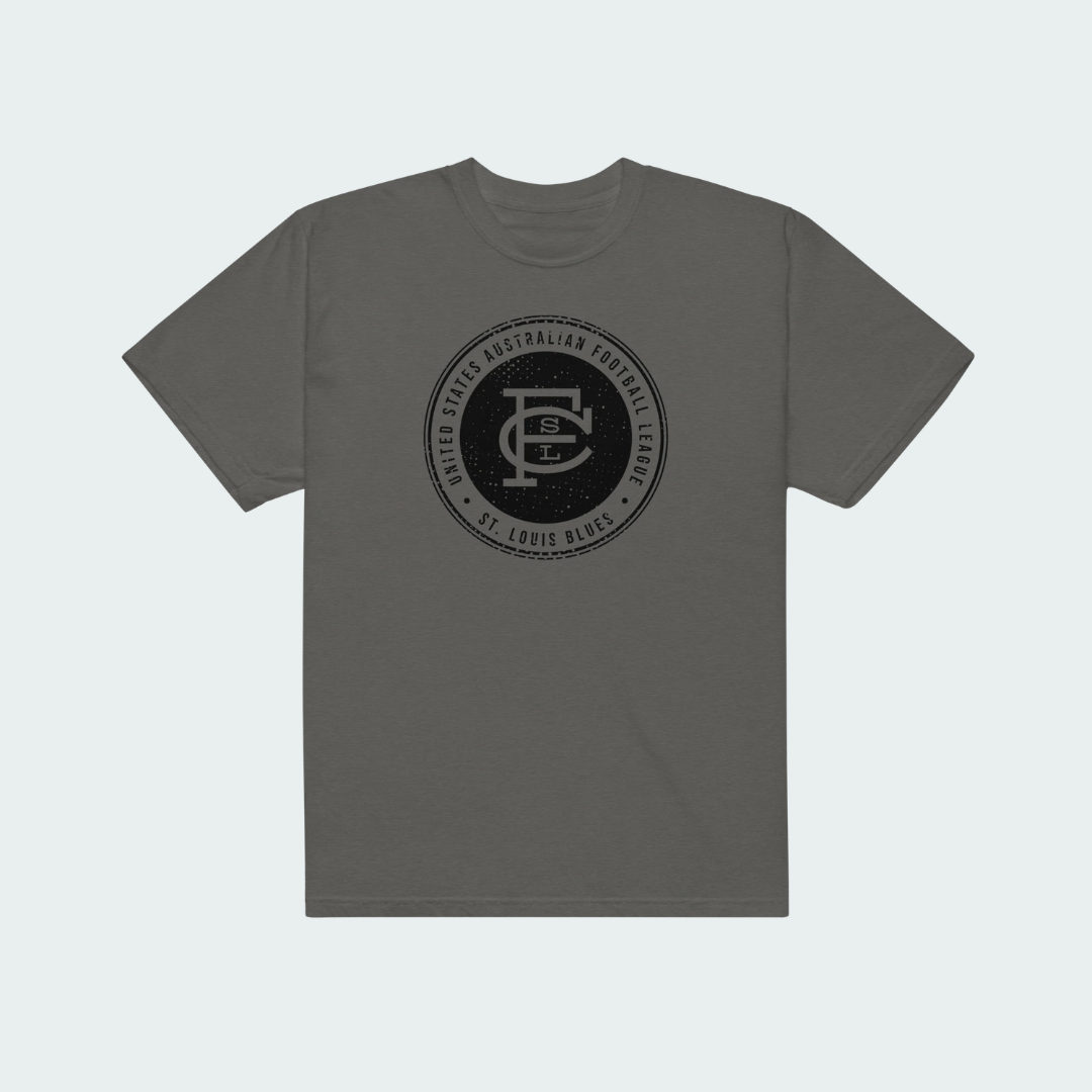 Unisex garment-dyed heavyweight t-shirt St. Louis Charcoal