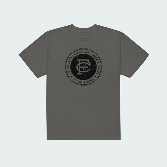 Unisex garment-dyed heavyweight t-shirt St. Louis Charcoal