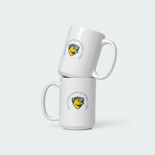 Charlotte White glossy mug