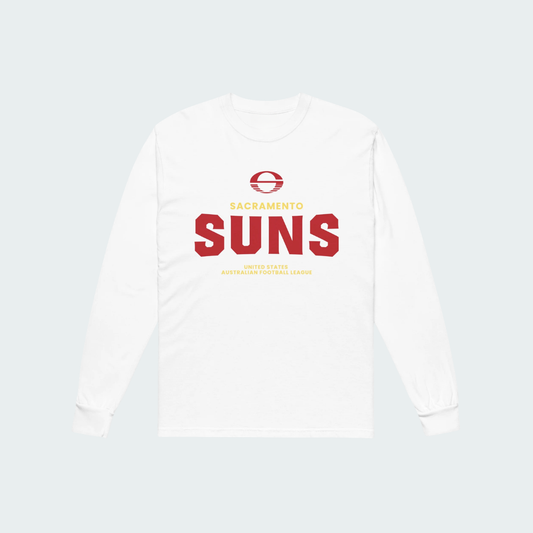 Garment-dyed heavyweight long-sleeve shirt