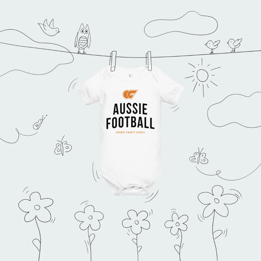 Baby short sleeve onesie Orange County