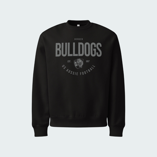 Oversized heavyweight sweatshirt Denver Blackout