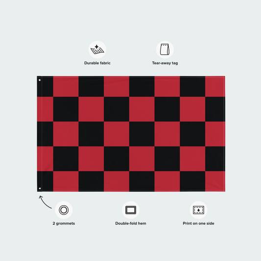 Flag Des Moines Checkered