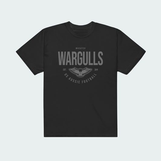 Unisex garment-dyed heavyweight t-shirt Wasatch Blackout