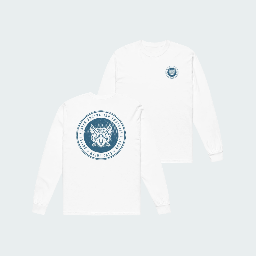 Garment-dyed heavyweight long-sleeve shirt