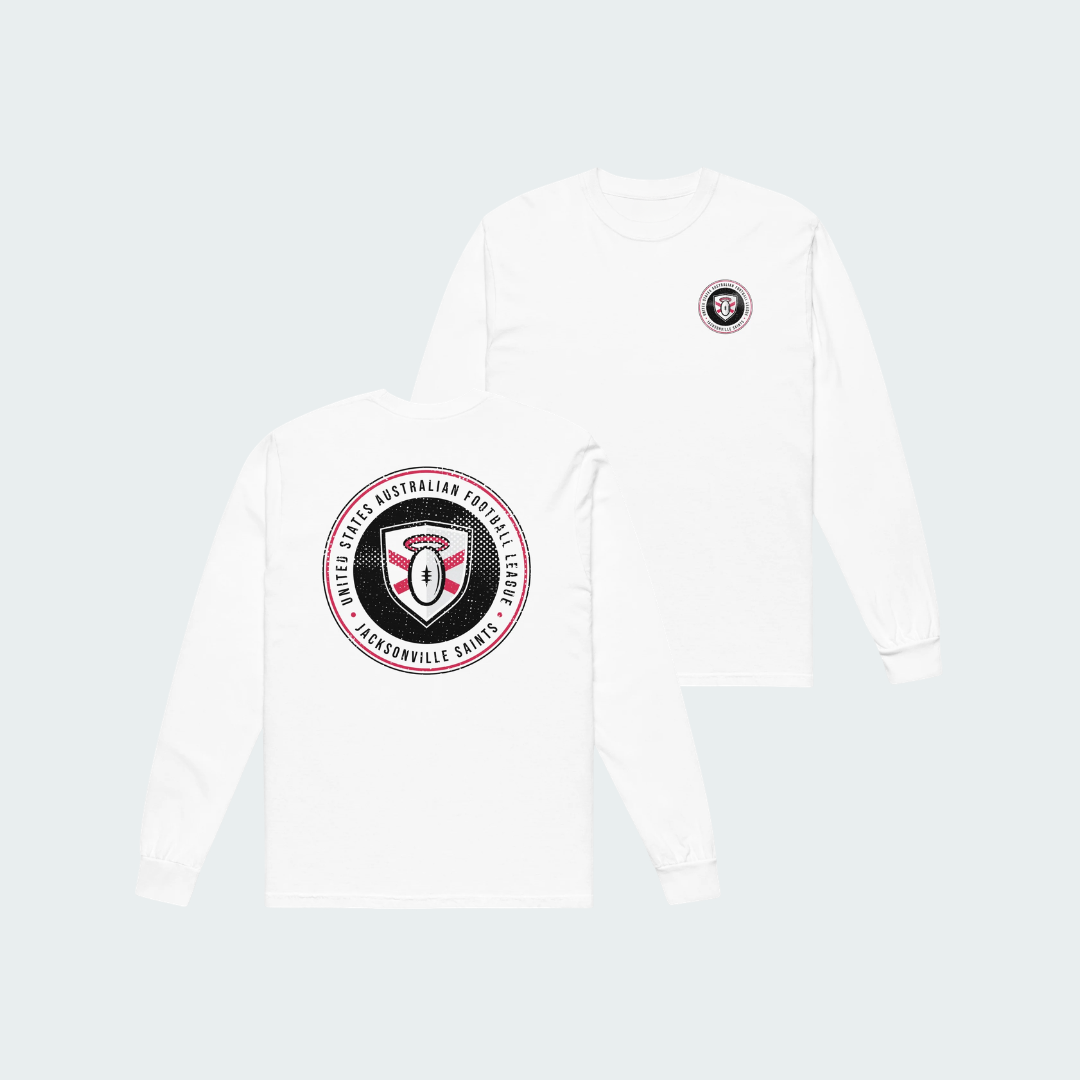 Garment-dyed heavyweight long-sleeve shirt