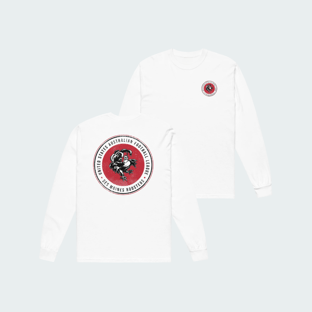 Garment-dyed heavyweight long-sleeve shirt
