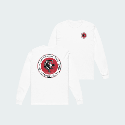 Garment-dyed heavyweight long-sleeve shirt Des Moines Heritage