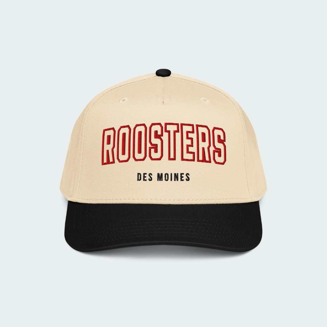 5 panel cap Des Moines