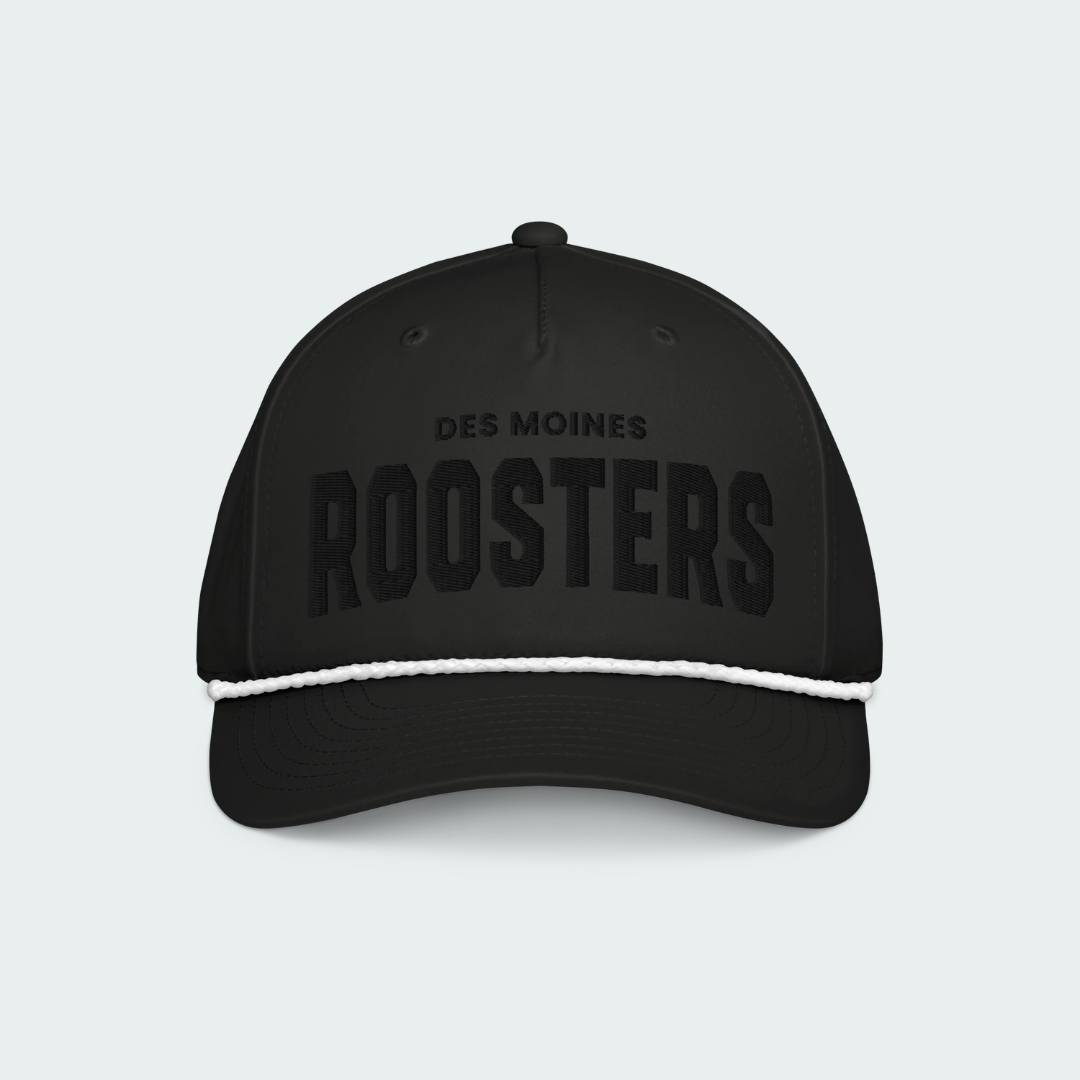 Classic rope cap Des Moines Blackout