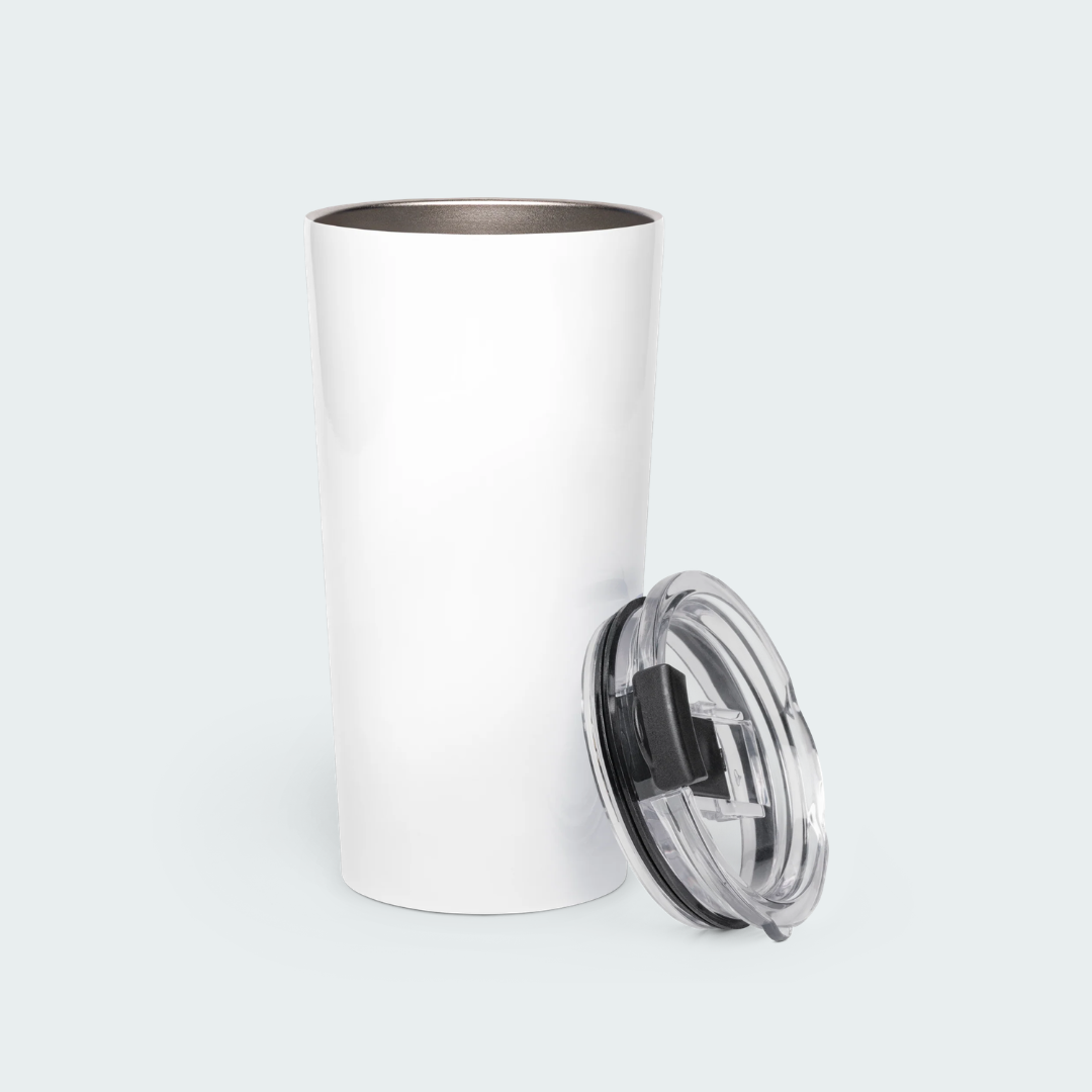 Tapered stainless steel tumbler