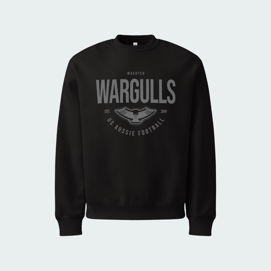 Oversized heavyweight sweatshirt Wasatch Blackout