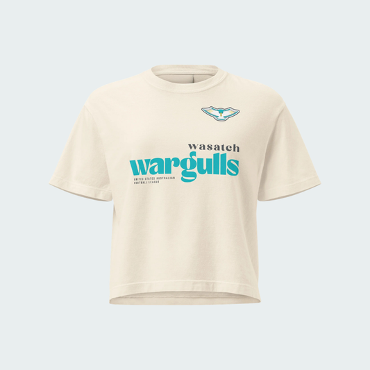 Women’s heavyweight boxy tee Wasatch Splash