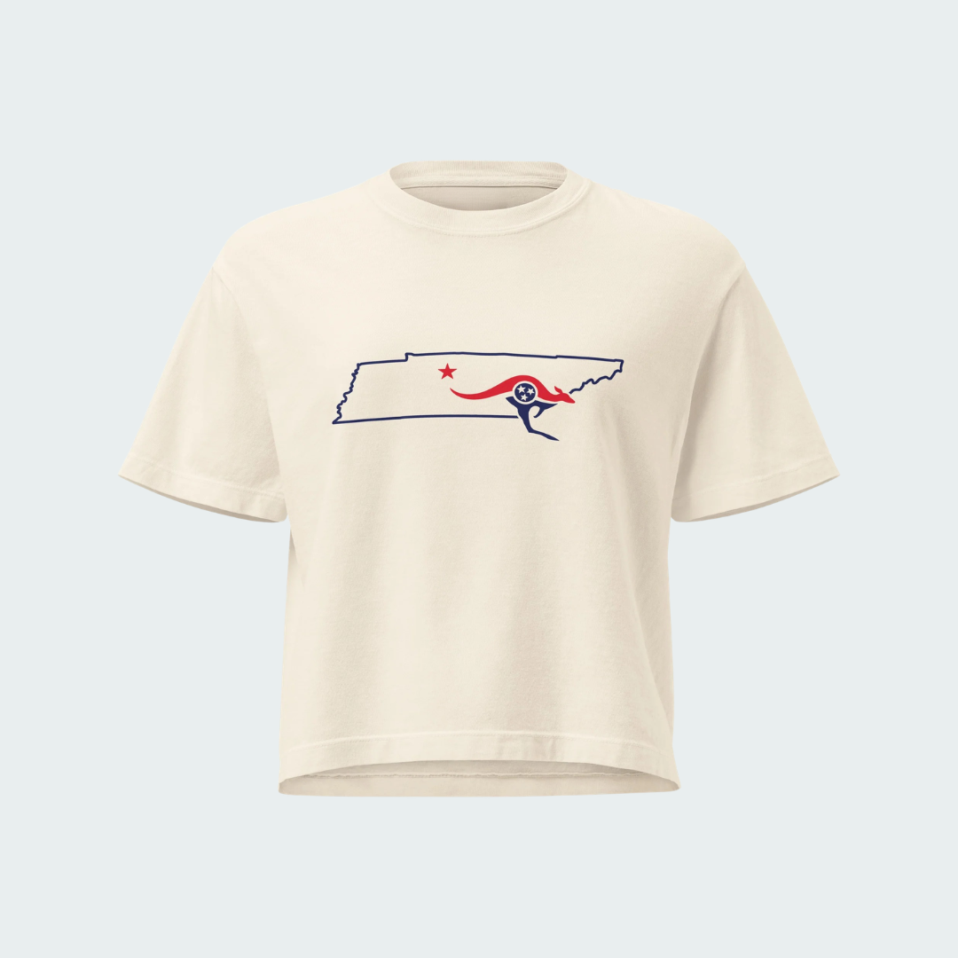 Women’s heavyweight boxy tee Nashville
