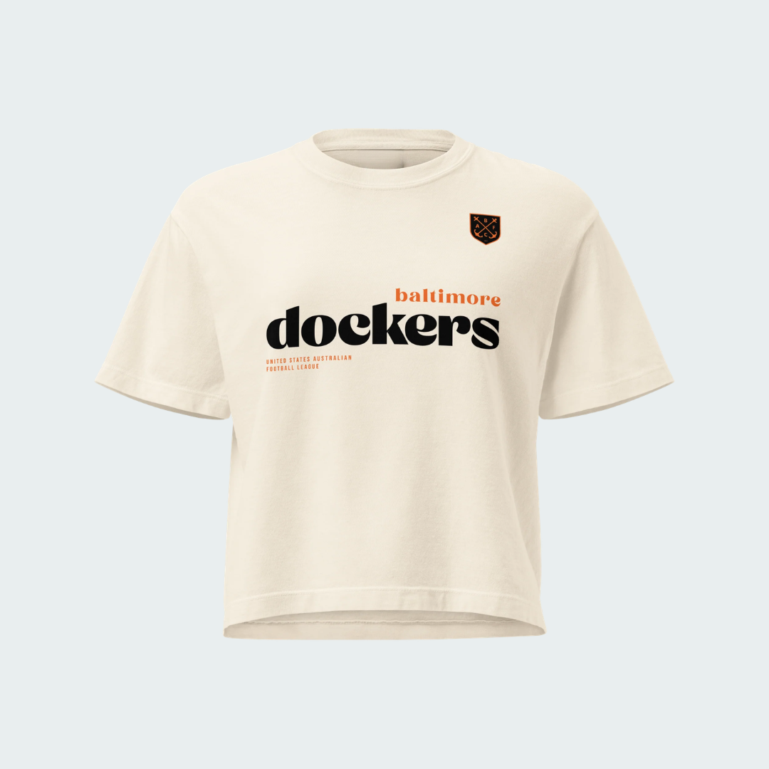 Women’s heavyweight boxy tee Baltimore Splash