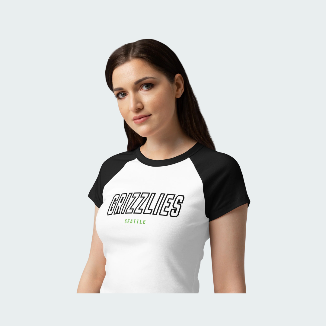 Women’s micro rib raglan baby tee Seattle