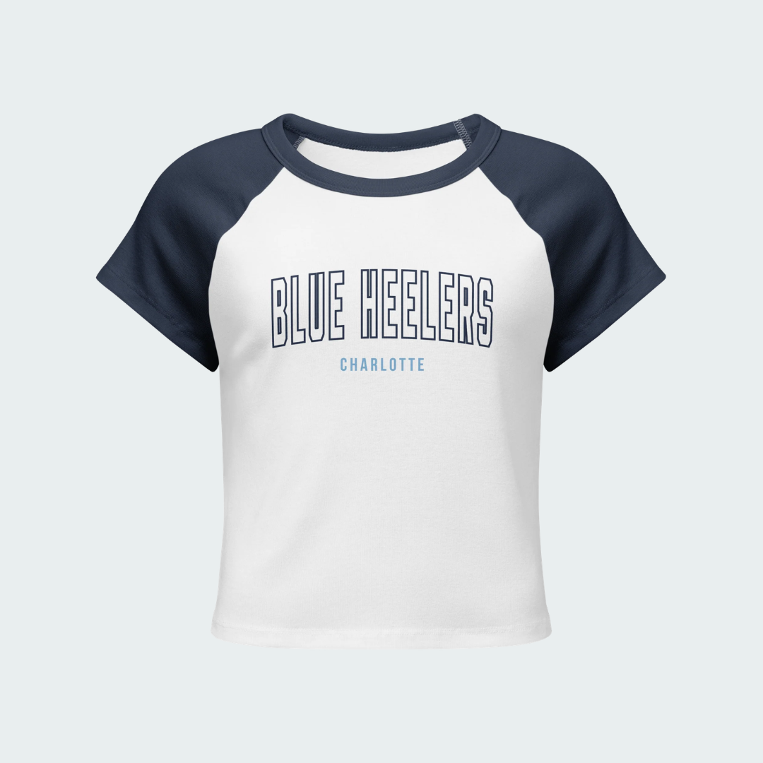 Women’s micro rib raglan baby tee Charlotte