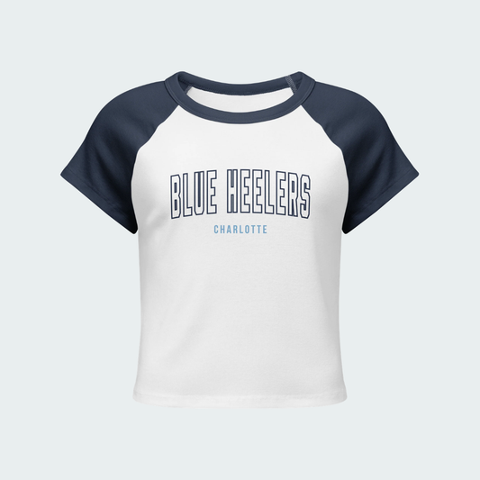 Women’s micro rib raglan baby tee Charlotte
