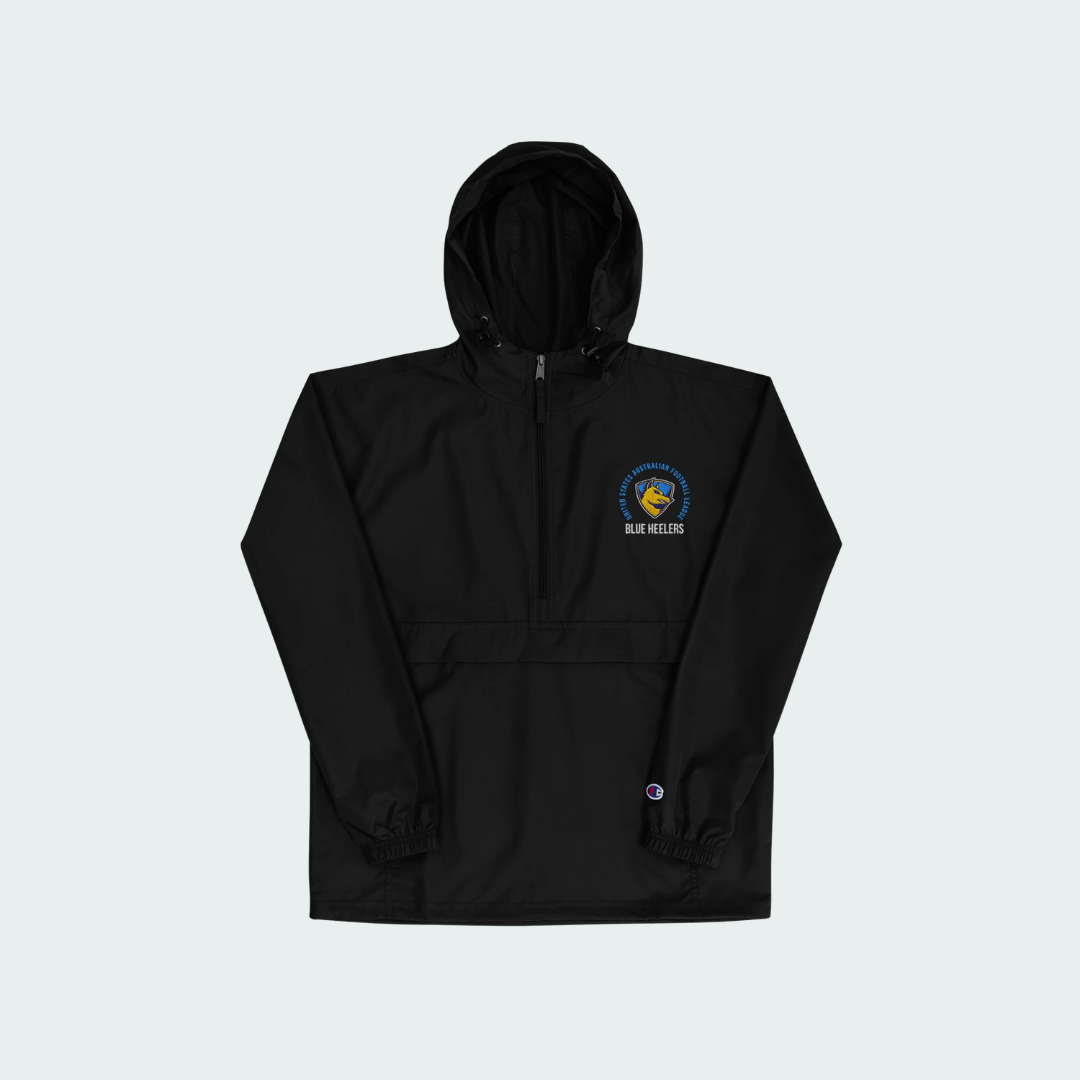 Embroidered Champion Packable Jacket Charlotte
