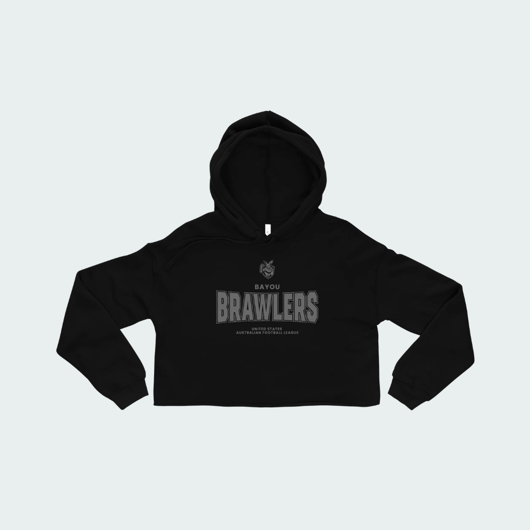 Crop Hoodie Bayou Blackout