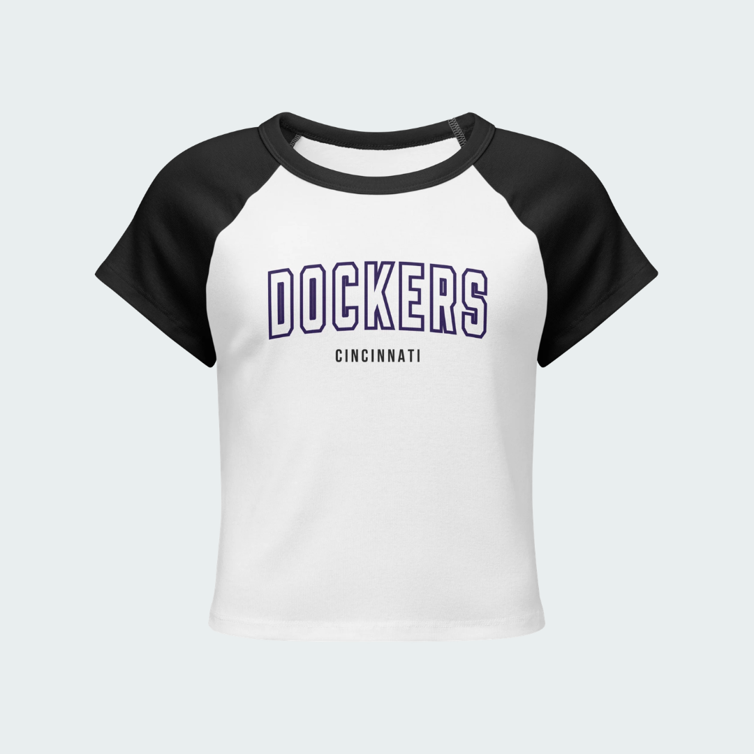 Women’s micro rib raglan baby tee Cincinnati