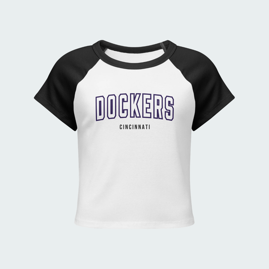 Women’s micro rib raglan baby tee Cincinnati