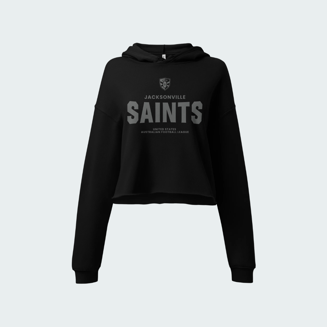 Crop Hoodie Jacksonville Blackout