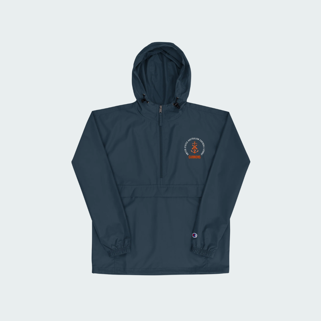 Embroidered Champion Packable Jacket Cleveland