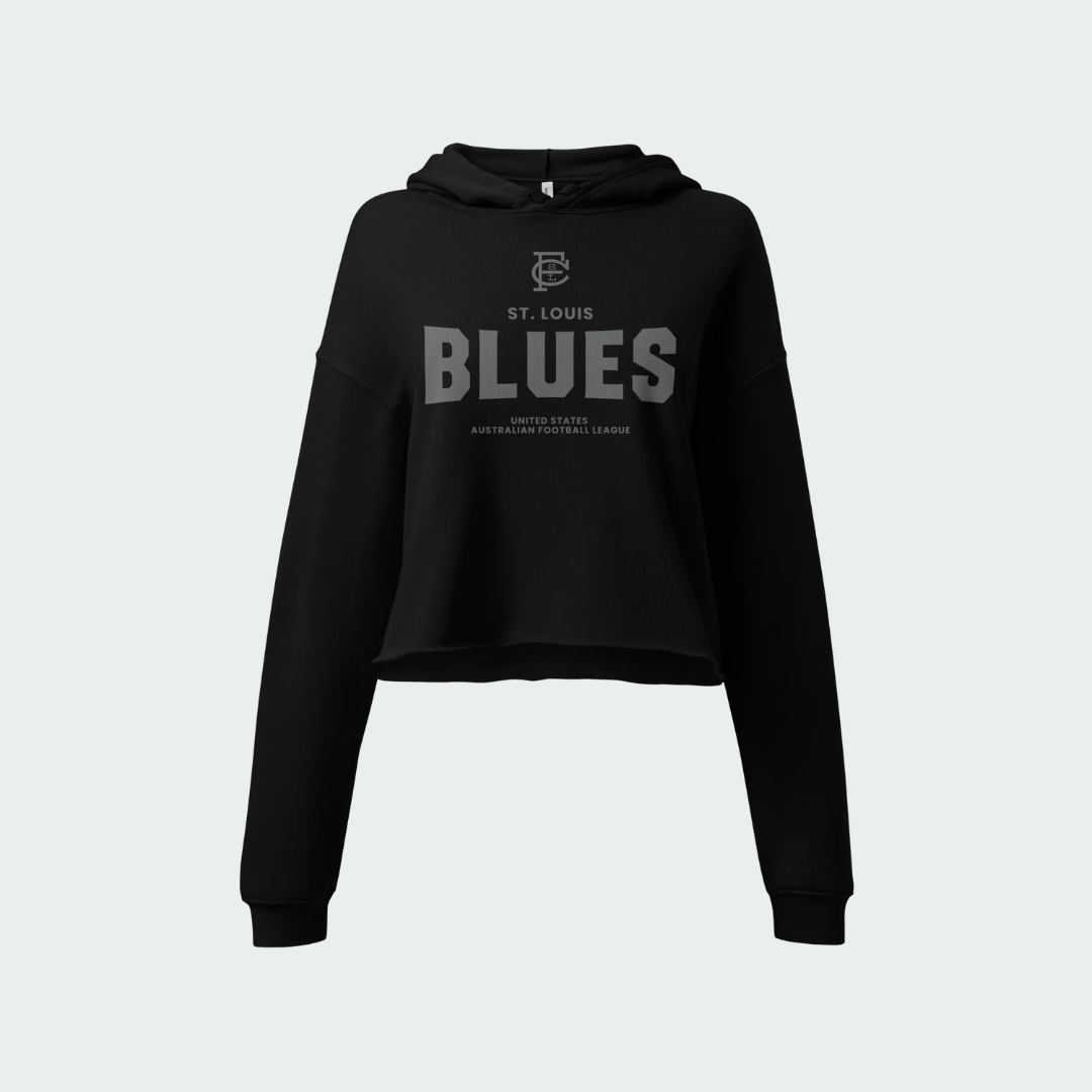 Crop Hoodie St. Louis Blackout